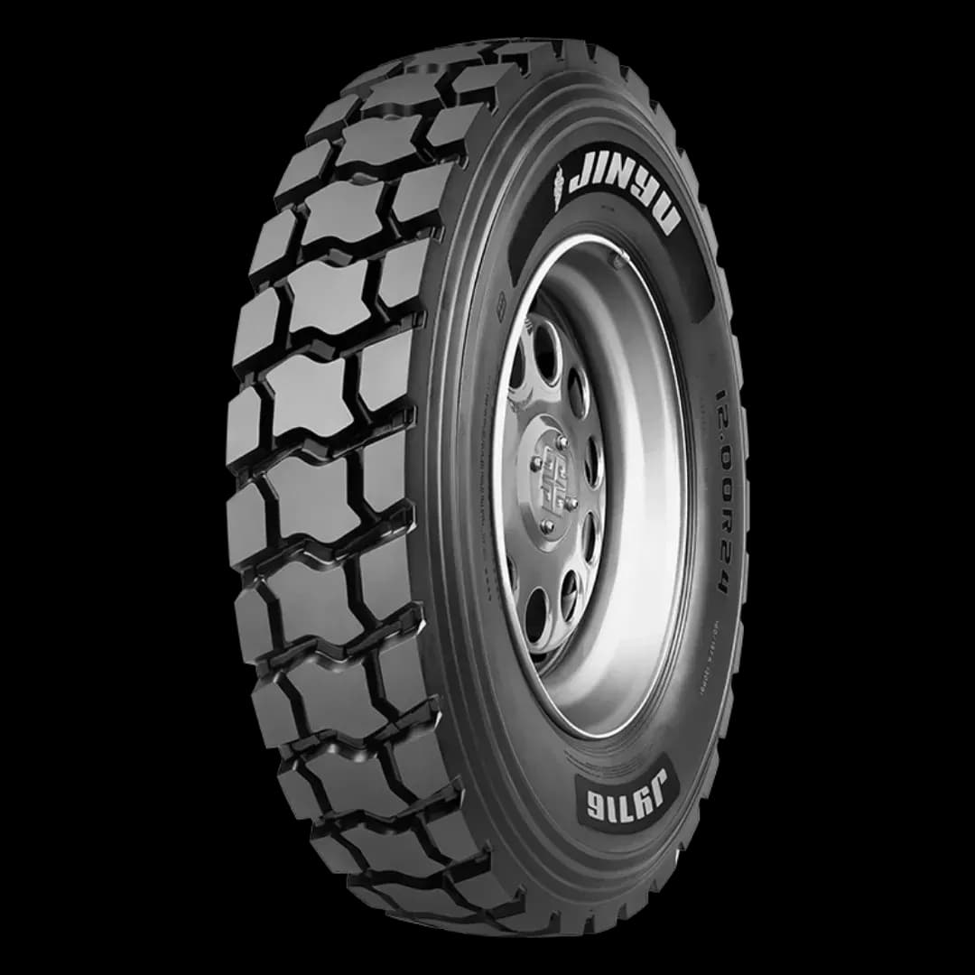 تایر جین یو مدل JY716 محور عقب معدنی 20 لایه سایز 12.00R24
